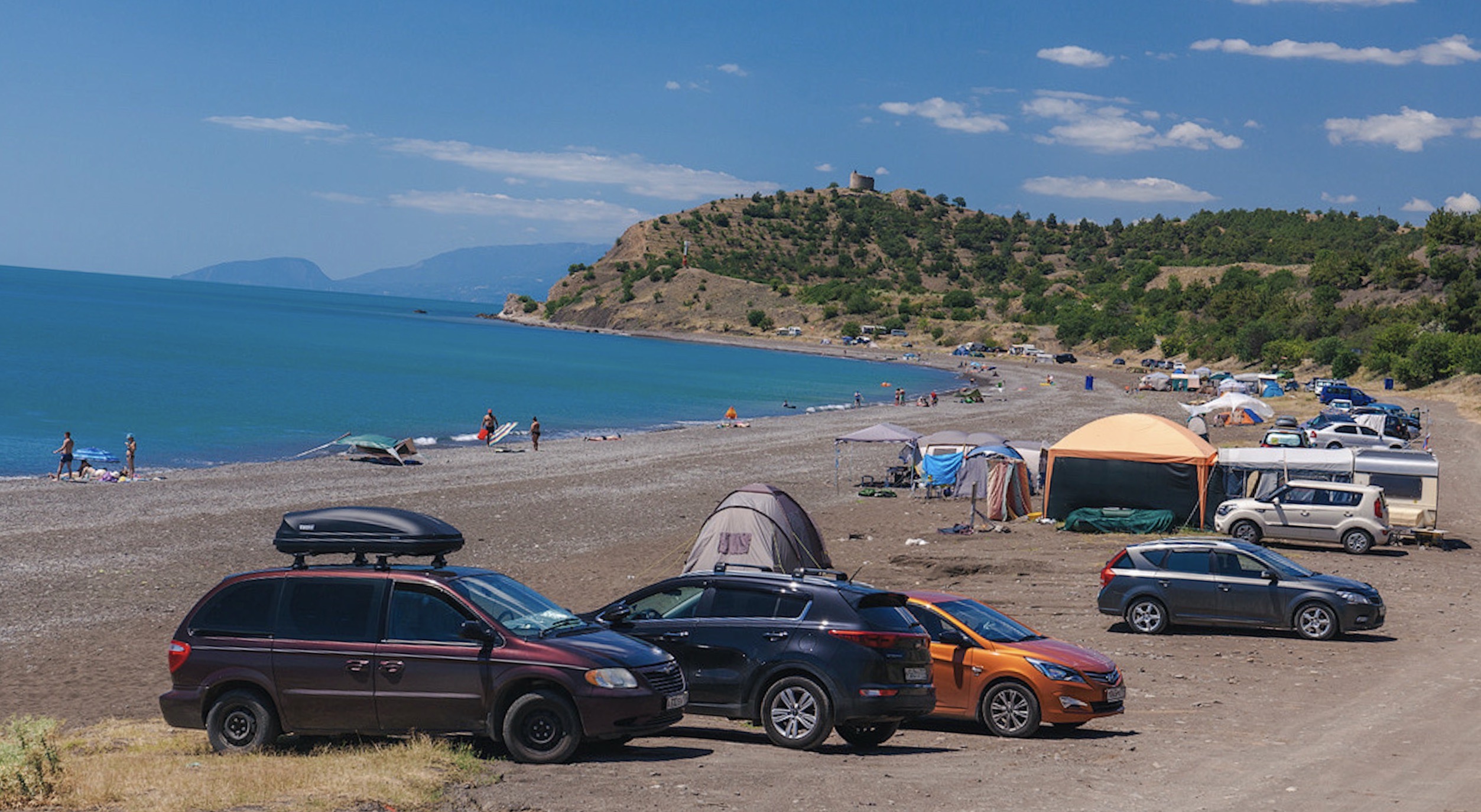 Правила парковки и стоянки у моря, в водоохранной зоне, Крымское побережье.